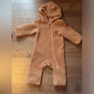 Deux par Deux Fuzzy Tan Kids One Piece